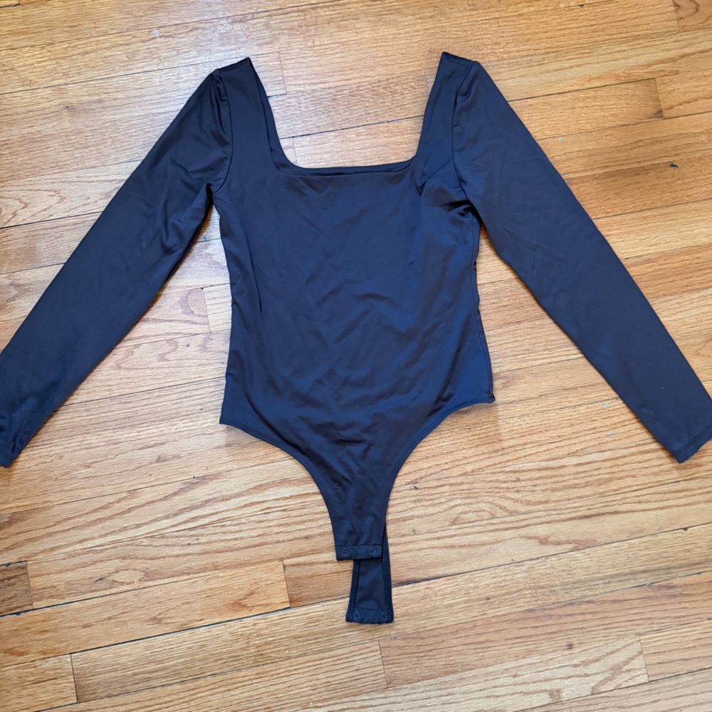 Aqua Chocolate Long Sleeve Bodysuit